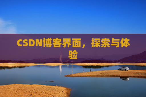 CSDN博客界面，探索与体验